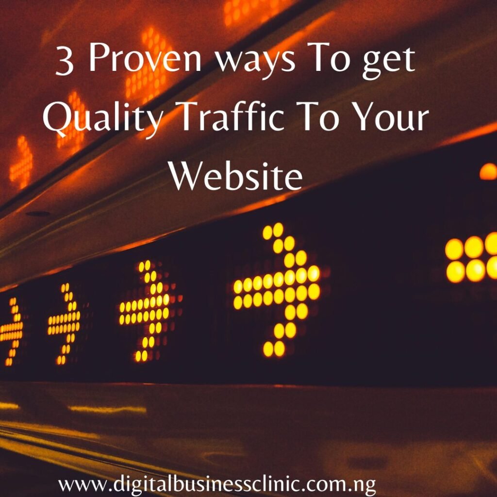 Here are proven ways to drive organic traffic to your website